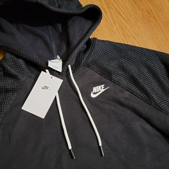 Nike Serena Williams Designer Tennis Hoodie Women's Size Large L Black DD3814 - Picture 2 of 12